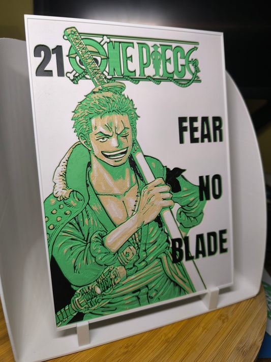 Décoration 3D Zoro – Fear No Blade | One Piece