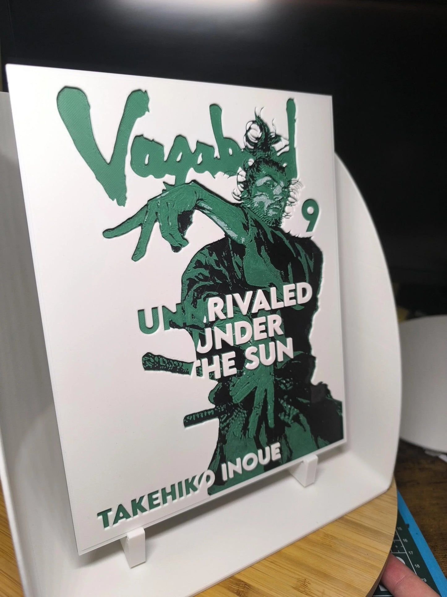 Couverture manga Vagabond 9 avec illustration stylisée et titre en relief Unrivaled Under The Sun de Takehiko Inoue