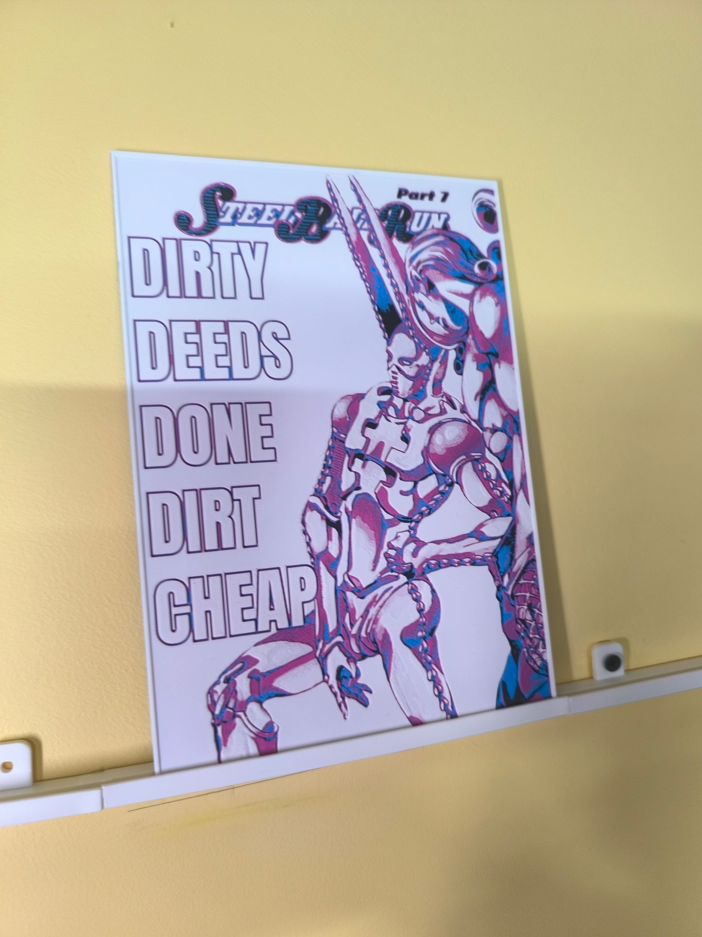 Plaque Décorative Funny Valentine & D4C | JoJo's Bizarre Adventure Part 7