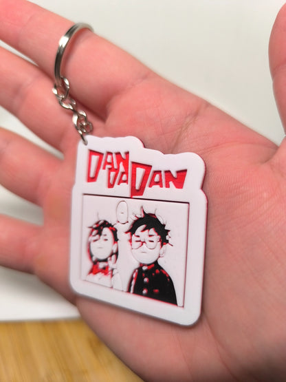 Dandadan Keychain - Momo &amp; Okarun