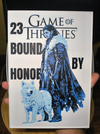 Décoration Jon Snow | Game of Thrones - Bound by Honor