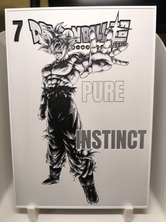 Plaque Décorative Goku Ultra Instinct | Dragon Ball Super