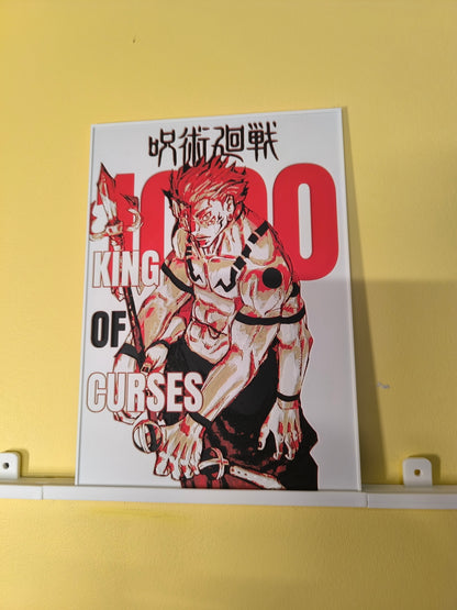 Plaque Décorative Ryomen Sukuna Époque Heian | Jujutsu Kaisen