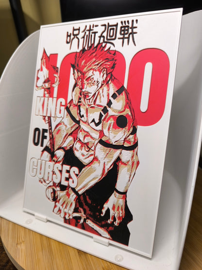 Plaque Décorative Ryomen Sukuna Époque Heian | Jujutsu Kaisen