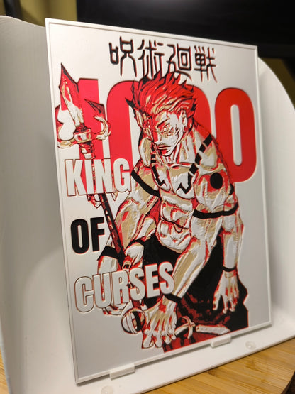 Plaque Décorative Ryomen Sukuna Époque Heian | Jujutsu Kaisen