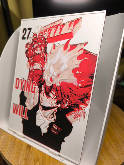 Plaque Décorative Tsunayoshi Sawada Dying Will | Reborn!