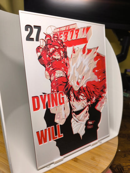 Plaque Décorative Tsunayoshi Sawada Dying Will | Reborn!