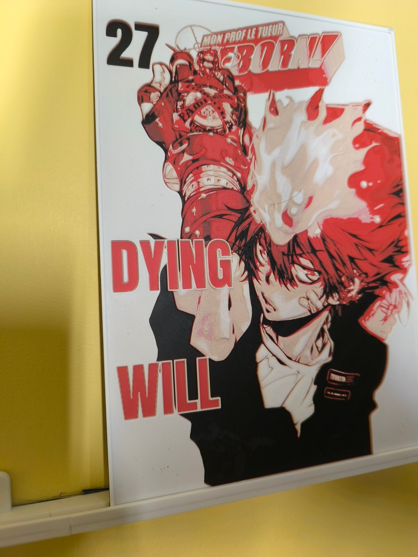 Plaque Décorative Tsunayoshi Sawada Dying Will | Reborn!