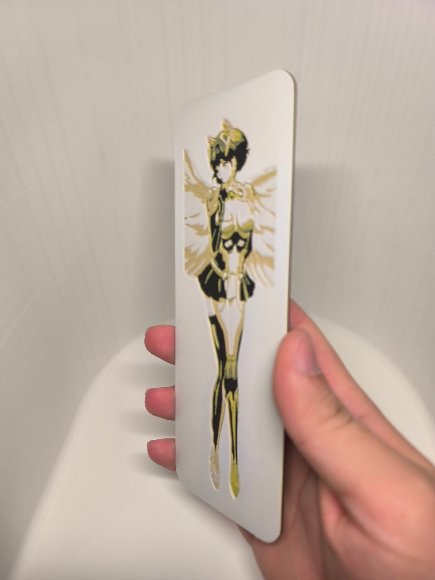 Marque-page Saki Hanakago avec Armure | Platinum End