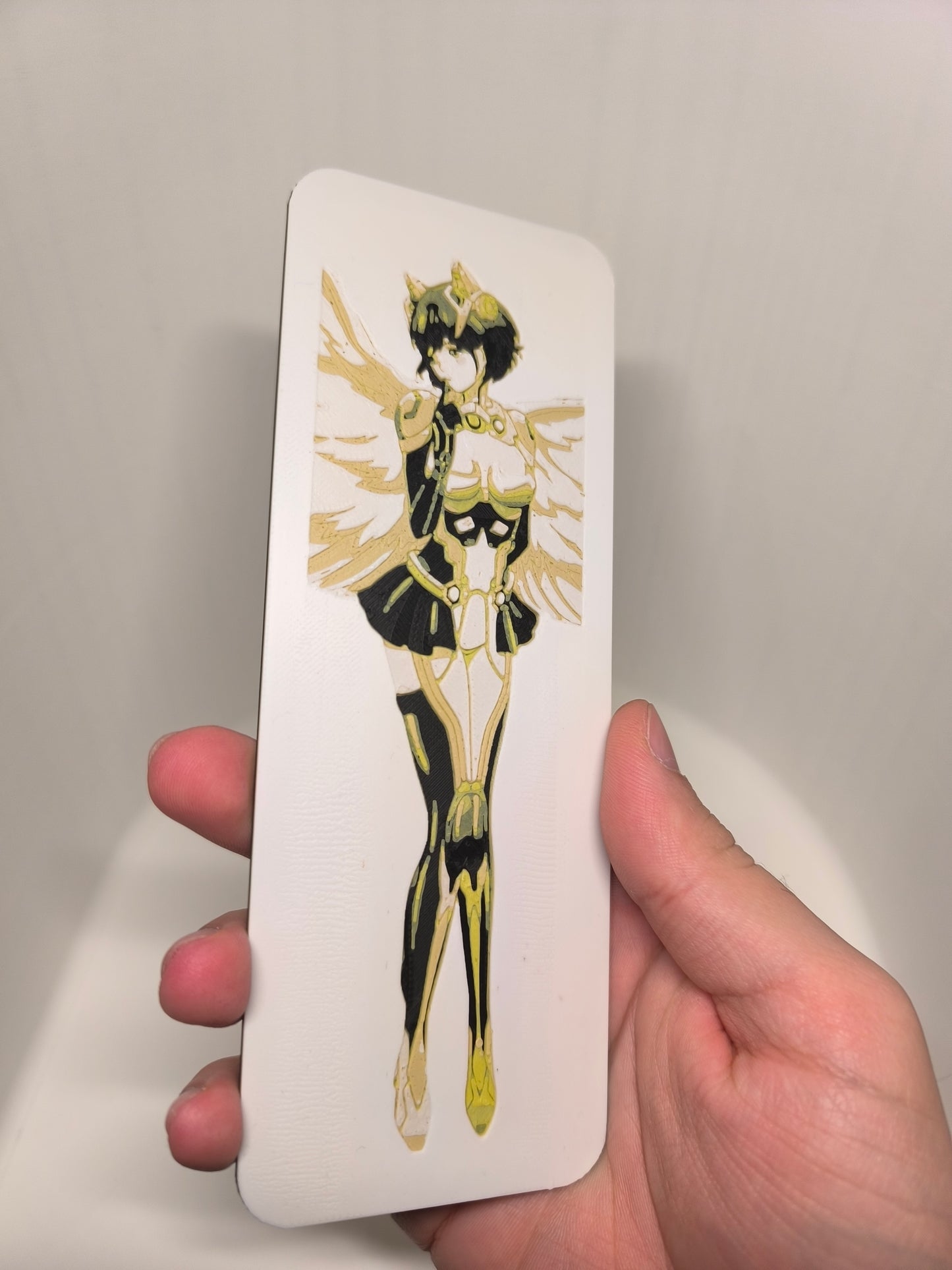 Marque-page Saki Hanakago avec Armure | Platinum End