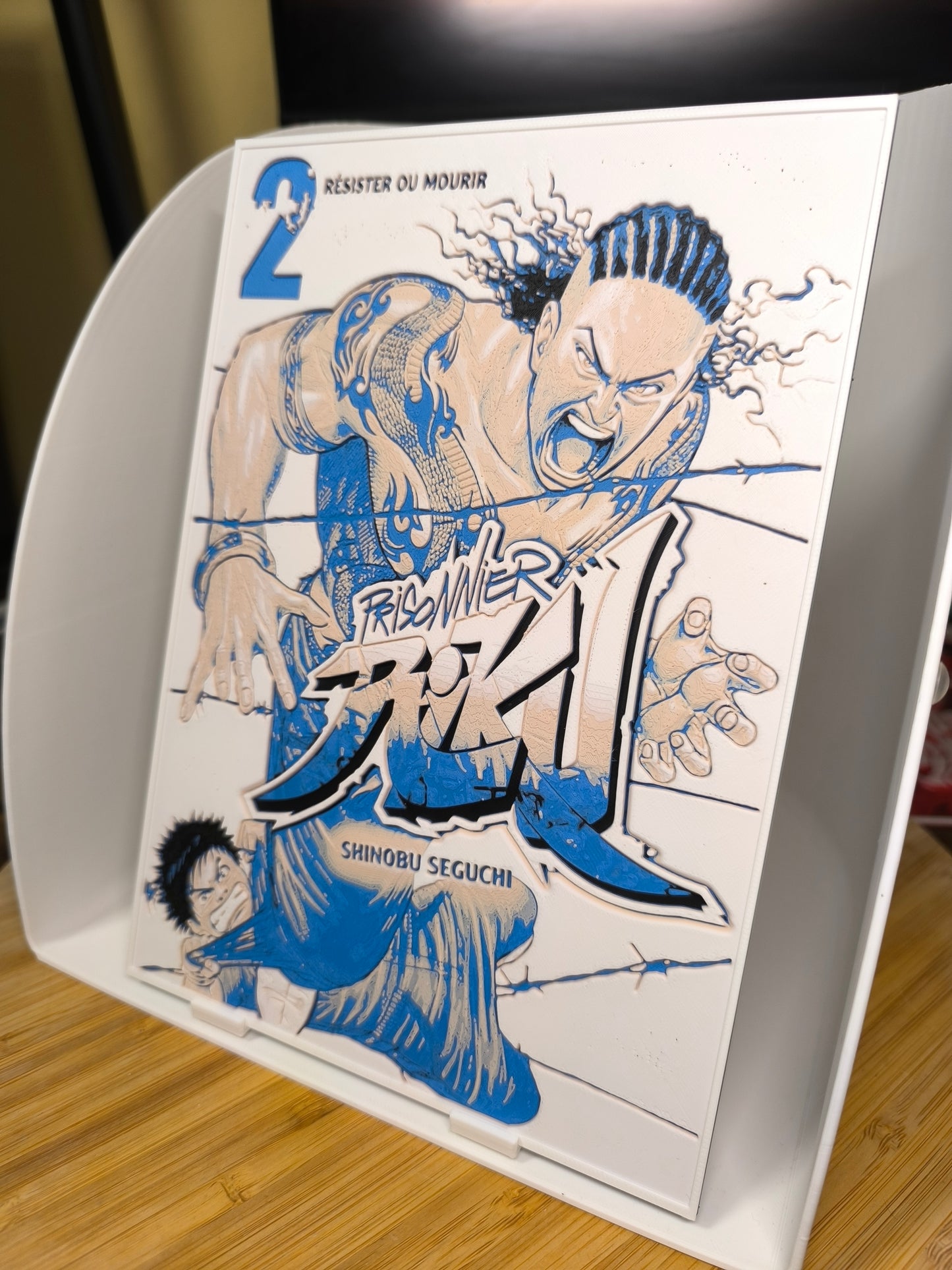 Plaque Décorative Prisoner Riku Résister ou Mourir | Cover Tome 2