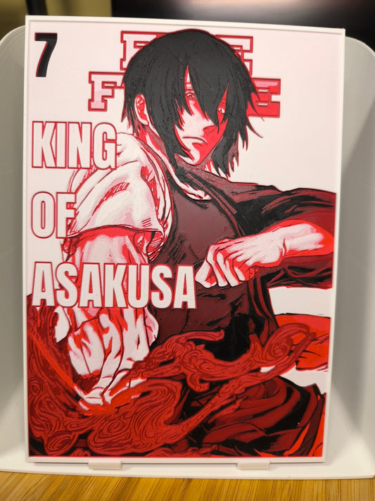 Plaque Décorative Benimaru Shinmon King of Asakusa | Fire Force