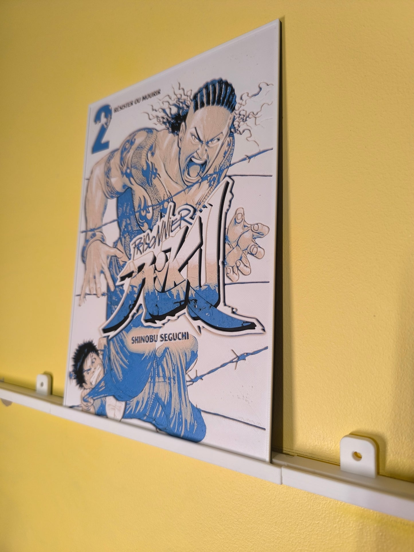 Plaque Décorative Prisoner Riku Résister ou Mourir | Cover Tome 2