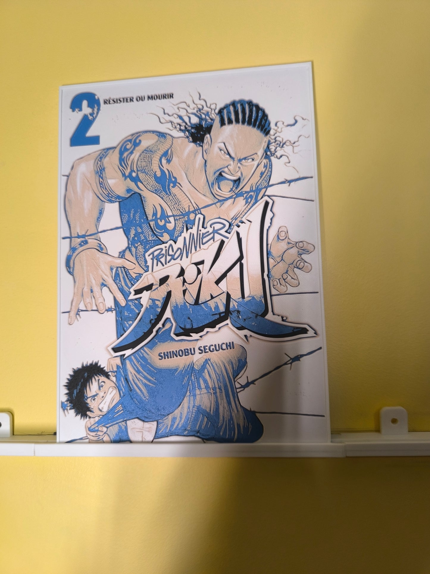 Plaque Décorative Prisoner Riku Résister ou Mourir | Cover Tome 2