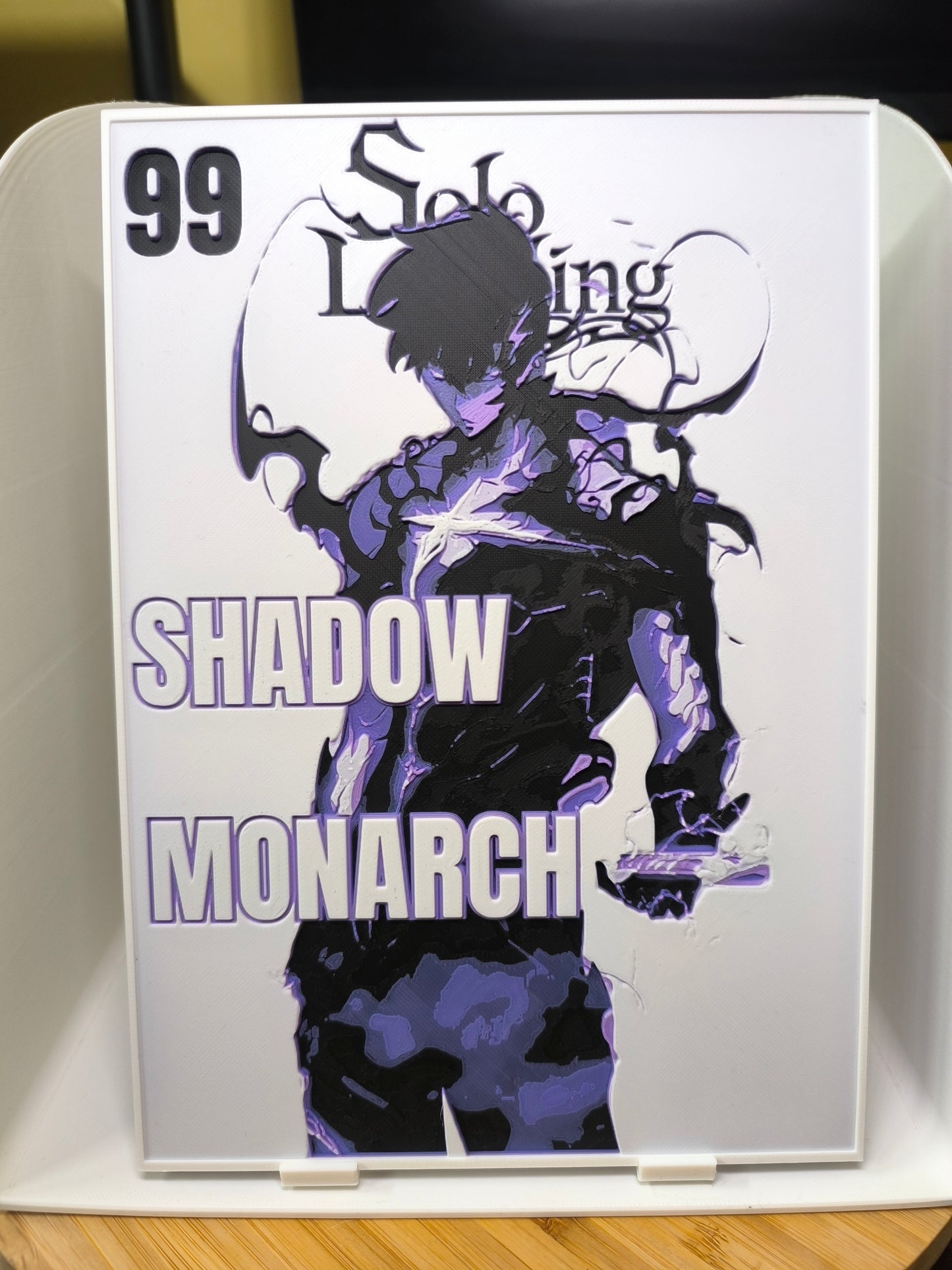 Plaque Décorative Sung Jin-Woo Shadow Monarch | Solo Leveling