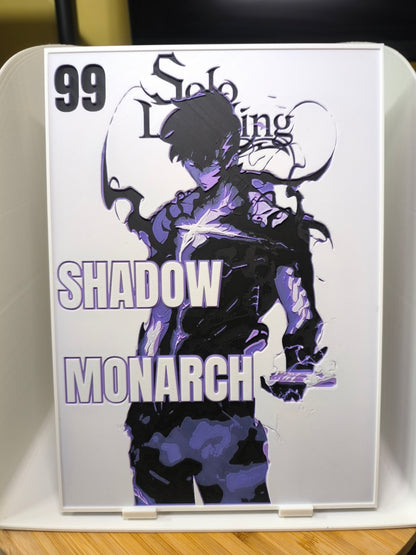 Plaque Décorative Sung Jin-Woo Shadow Monarch | Solo Leveling
