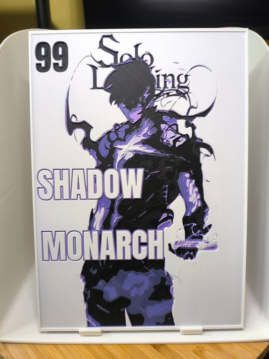 Plaque Décorative Sung Jin-Woo Shadow Monarch | Solo Leveling