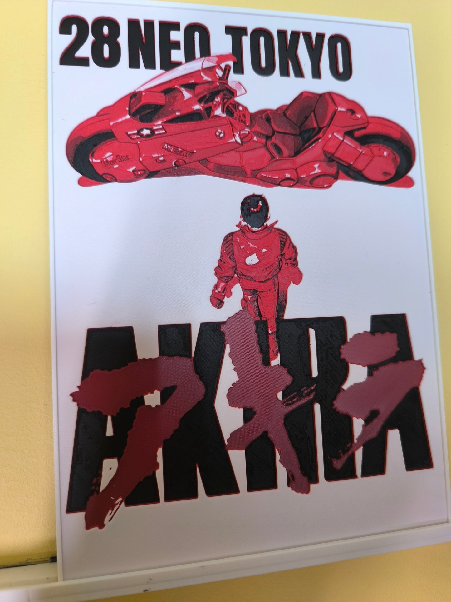 Plaque Décorative Kaneda 28 Neo Tokyo | Akira