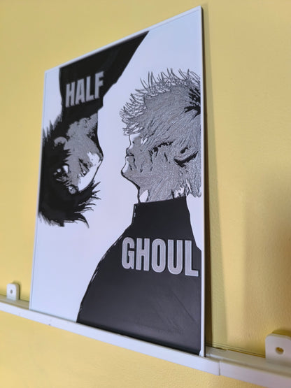Plaque Décorative Ken Kaneki Half Ghoul | Tokyo Ghoul