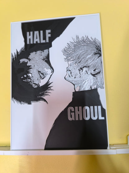 Plaque Décorative Ken Kaneki Half Ghoul | Tokyo Ghoul