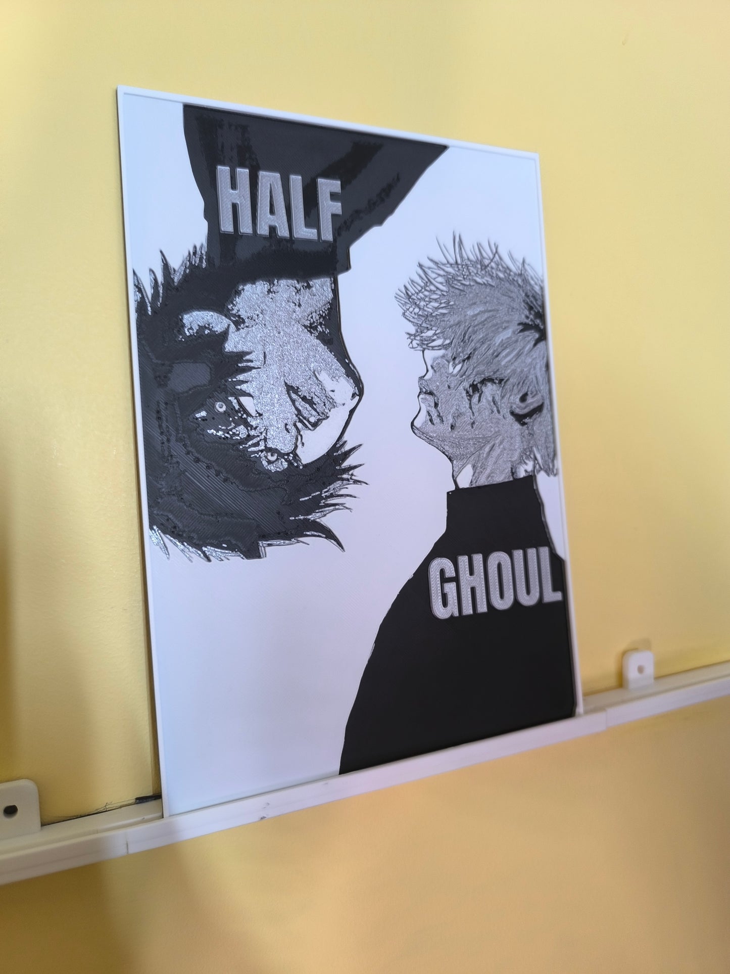 Plaque Décorative Ken Kaneki Half Ghoul | Tokyo Ghoul