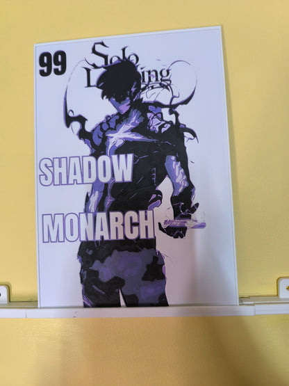 Plaque Décorative Sung Jin-Woo Shadow Monarch | Solo Leveling