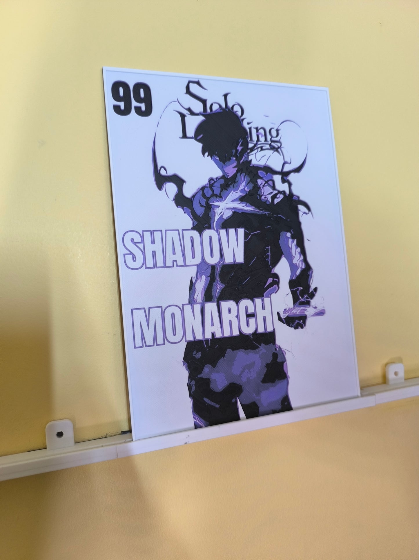 Plaque Décorative Sung Jin-Woo Shadow Monarch | Solo Leveling