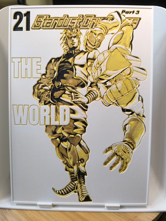 Plaque Décorative DIO & The World | JoJo's Bizarre Adventure Part 3