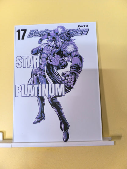 Plaque Décorative Jotaro Kujo & Star Platinum | JoJo's Bizarre Adventure Part 3
