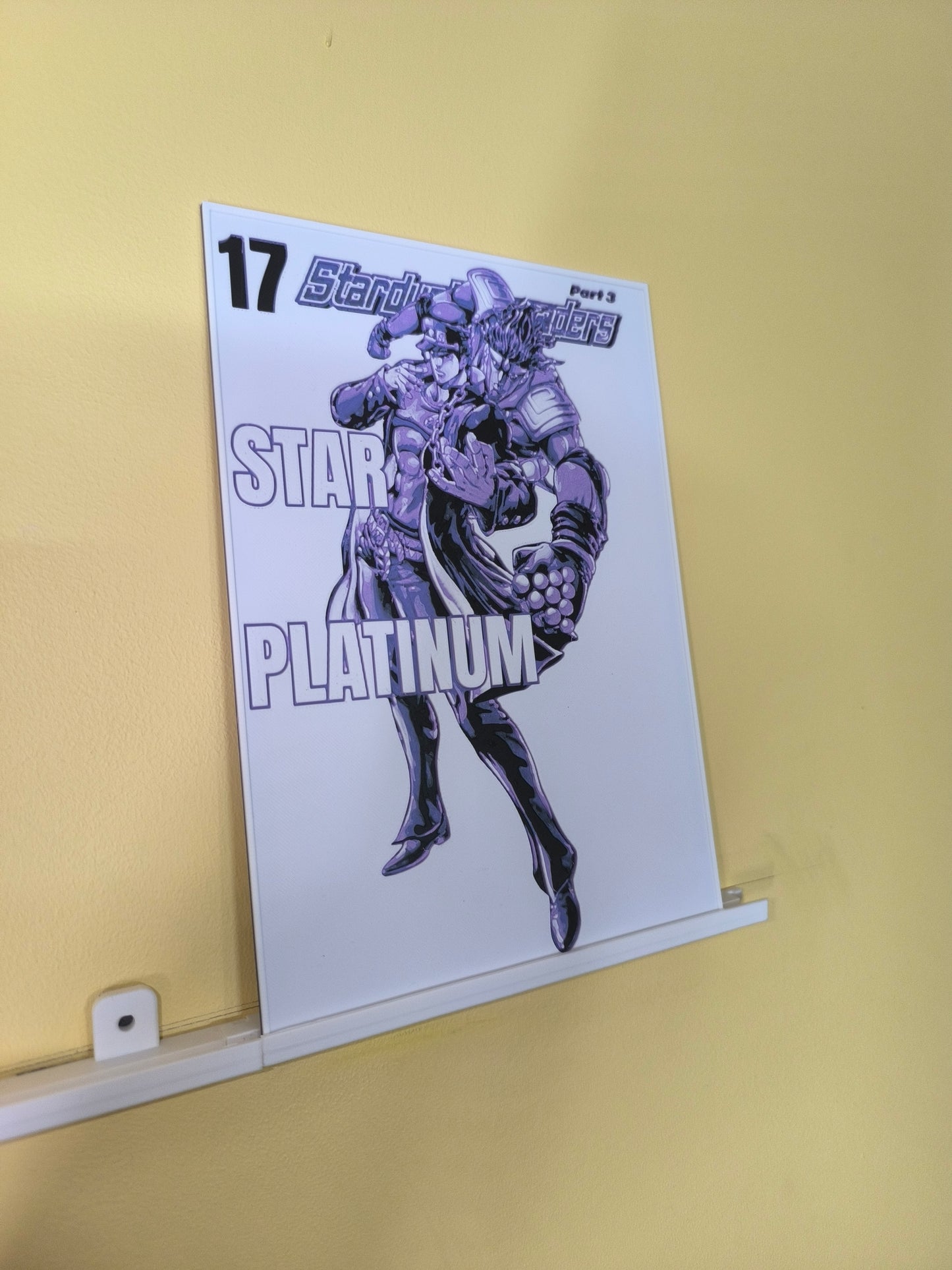Plaque Décorative Jotaro Kujo & Star Platinum | JoJo's Bizarre Adventure Part 3