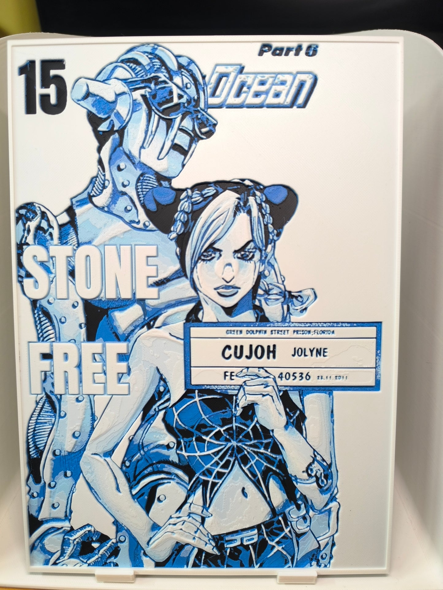 Plaque Décorative Jolyne Cujoh & Stone Free | JoJo's Bizarre Adventure Part 6