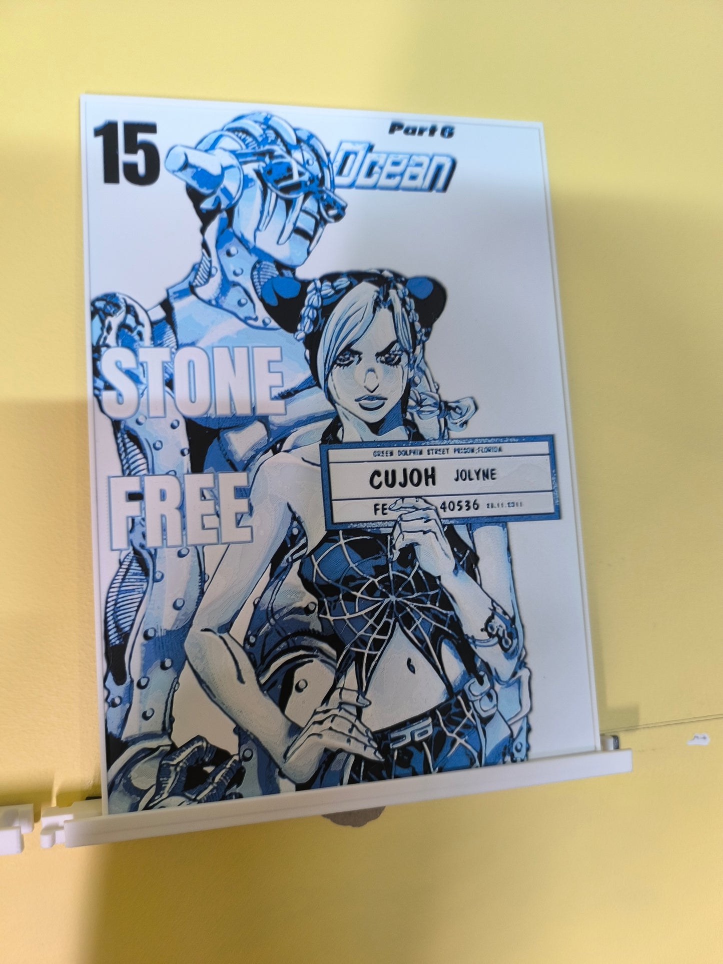 Plaque Décorative Jolyne Cujoh & Stone Free | JoJo's Bizarre Adventure Part 6