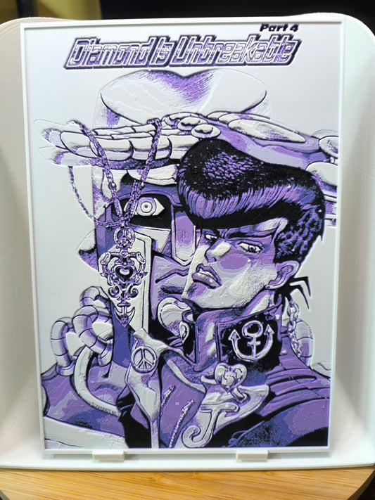 Plaque Décorative Josuke Higashikata & Crazy Diamond | JoJo's Bizarre Adventure Part 4