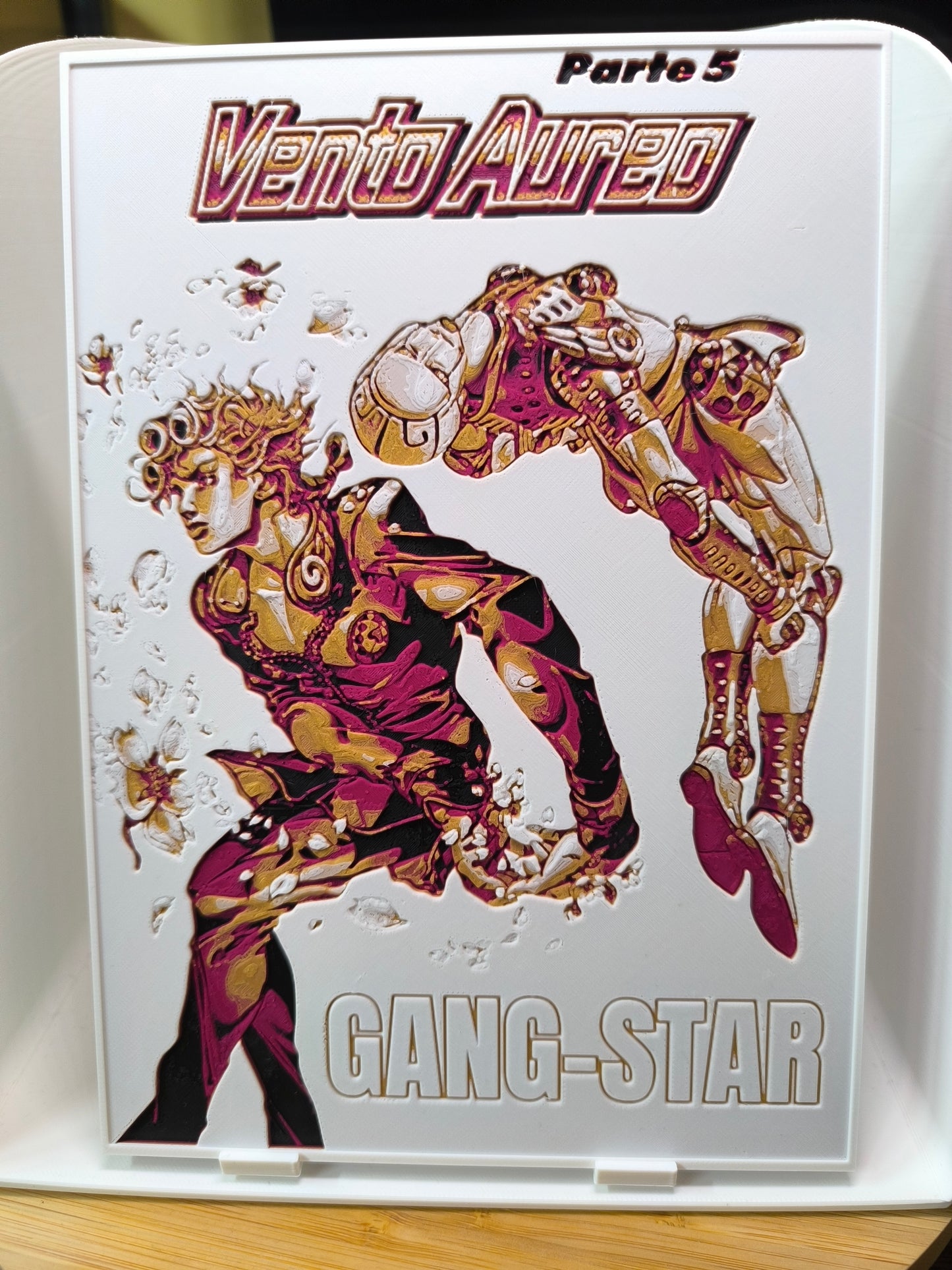 Plaque Décorative Giorno Giovanna & Gold Experience | JoJo's Bizarre Adventure Part 5