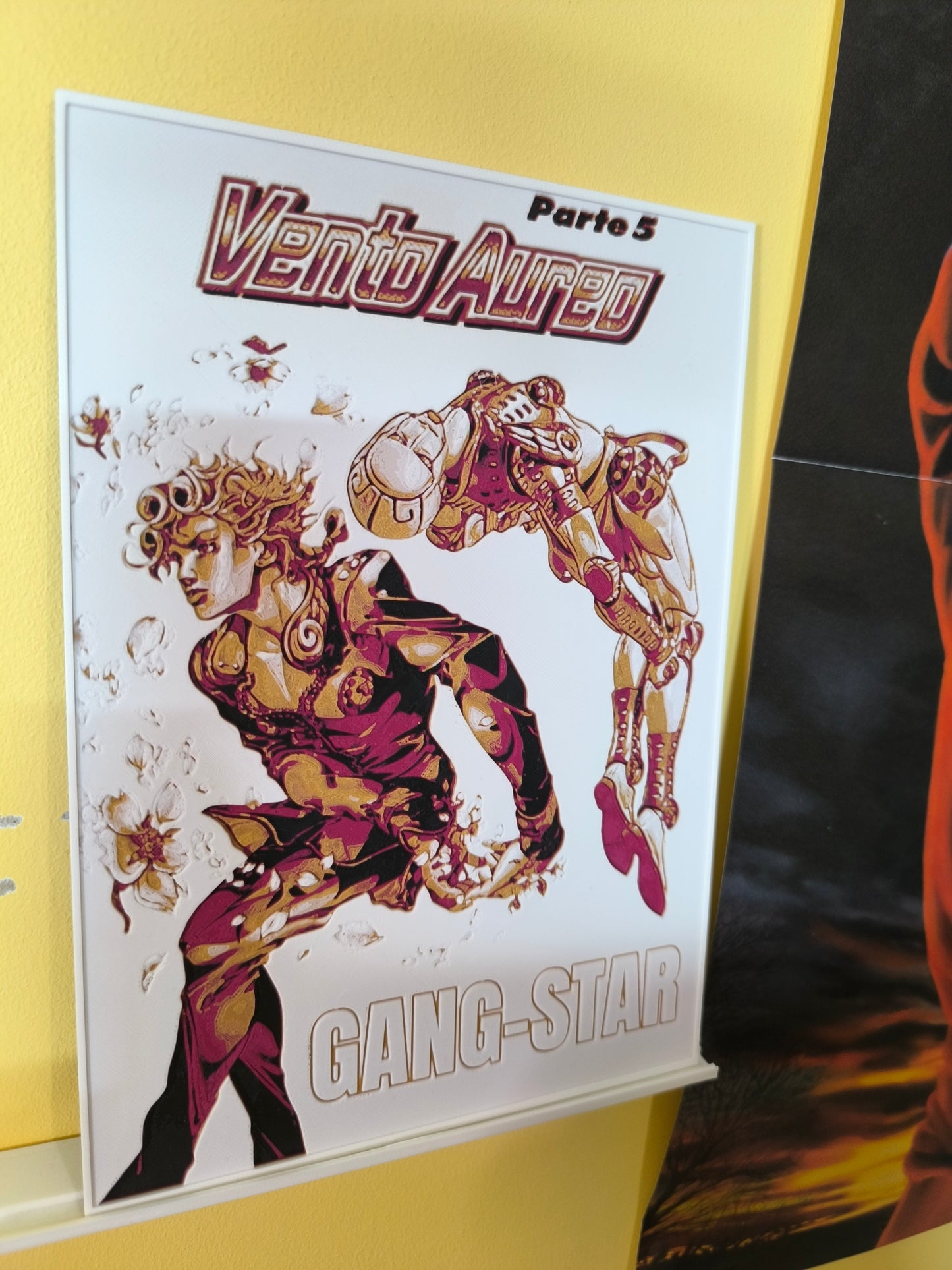 Plaque Décorative Giorno Giovanna & Gold Experience | JoJo's Bizarre Adventure Part 5