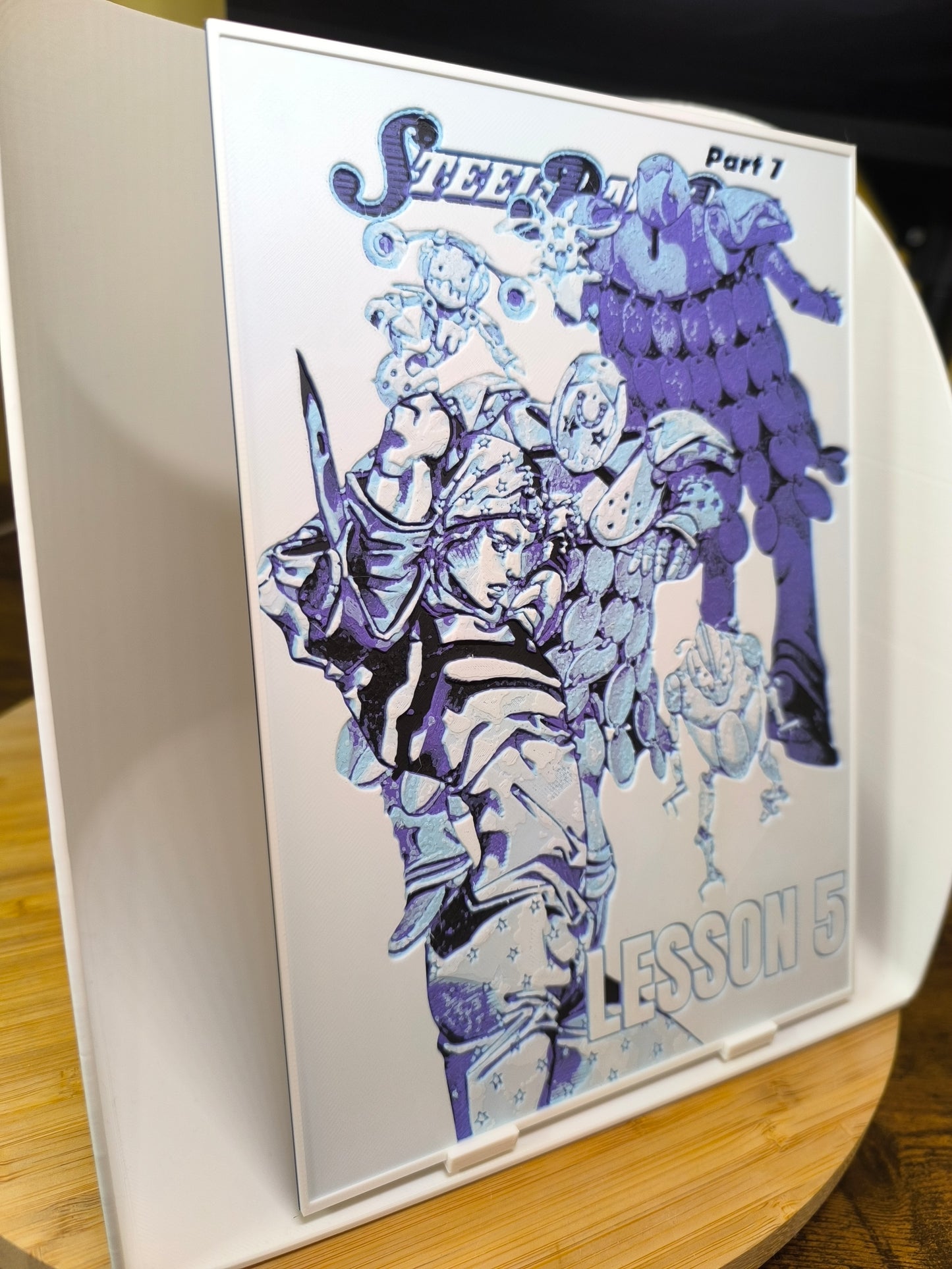 Plaque Décorative Johnny Joestar & Tusk | JoJo's Bizarre Adventure Part 7