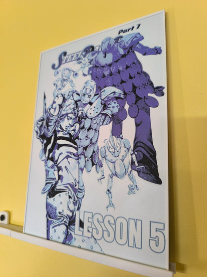 Plaque Décorative Johnny Joestar & Tusk | JoJo's Bizarre Adventure Part 7