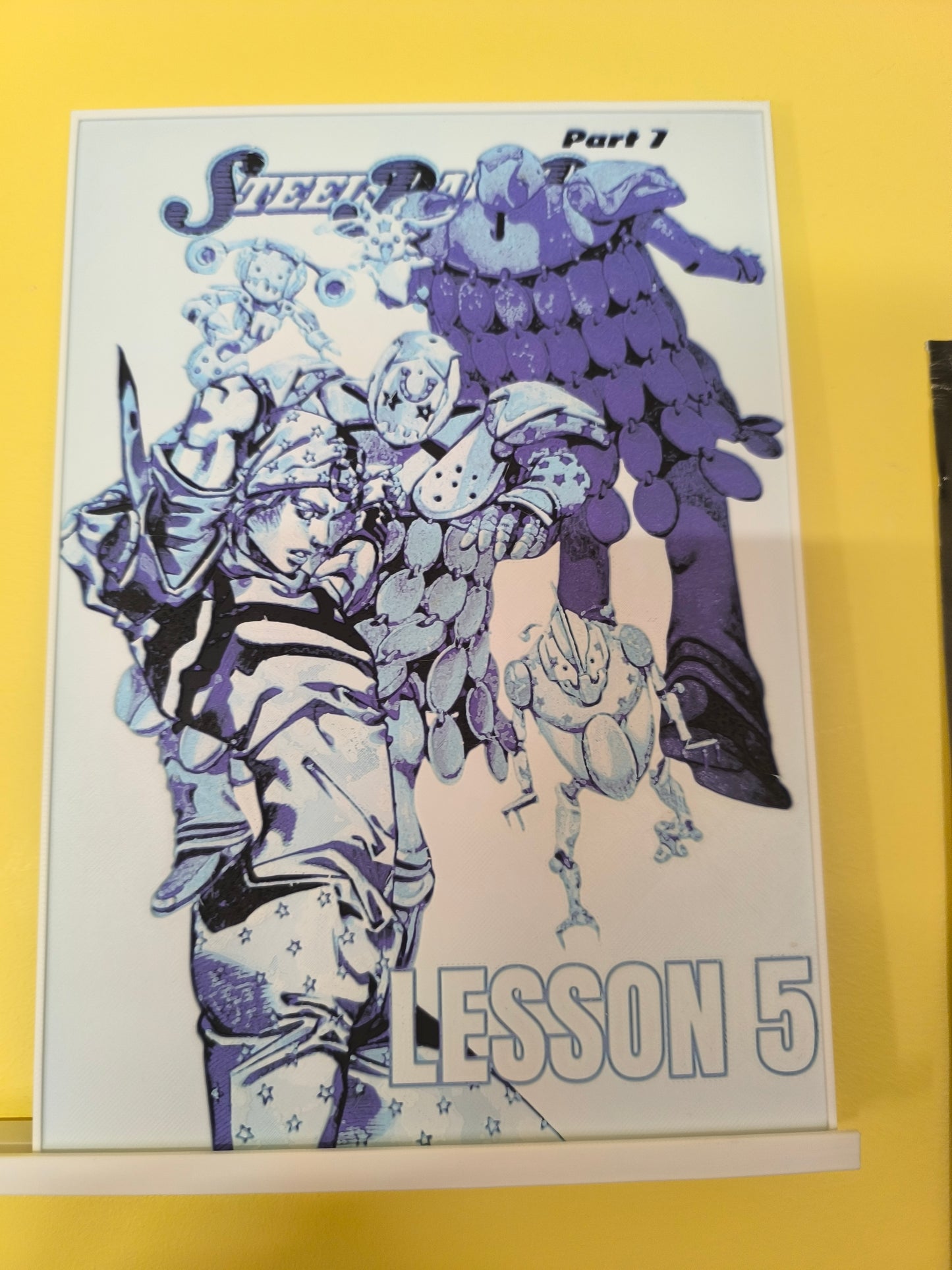 Plaque Décorative Johnny Joestar & Tusk | JoJo's Bizarre Adventure Part 7