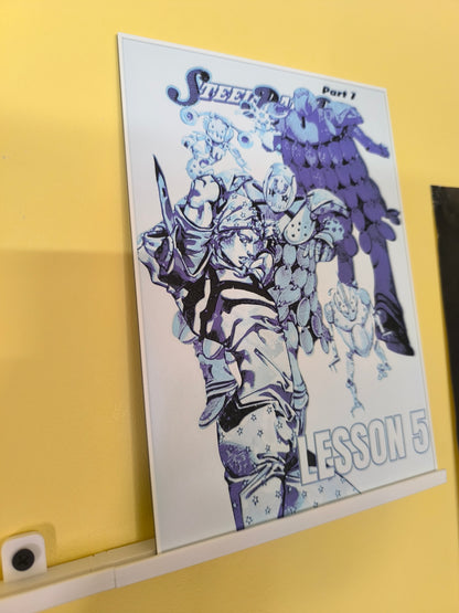 Plaque Décorative Johnny Joestar & Tusk | JoJo's Bizarre Adventure Part 7