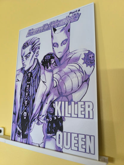 Plaque Décorative Yoshikage Kira & Killer Queen | JoJo's Bizarre Adventure Part 4