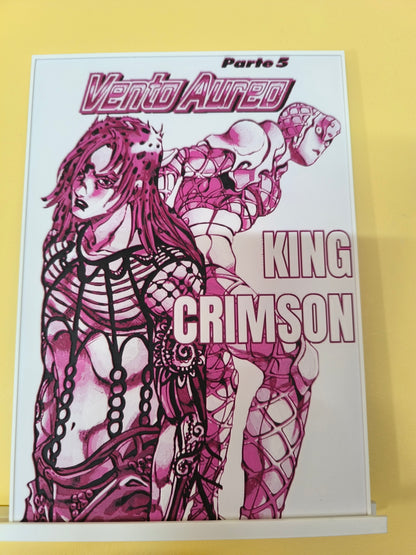 Plaque Décorative Diavolo & King Crimson | JoJo's Bizarre Adventure Part 5