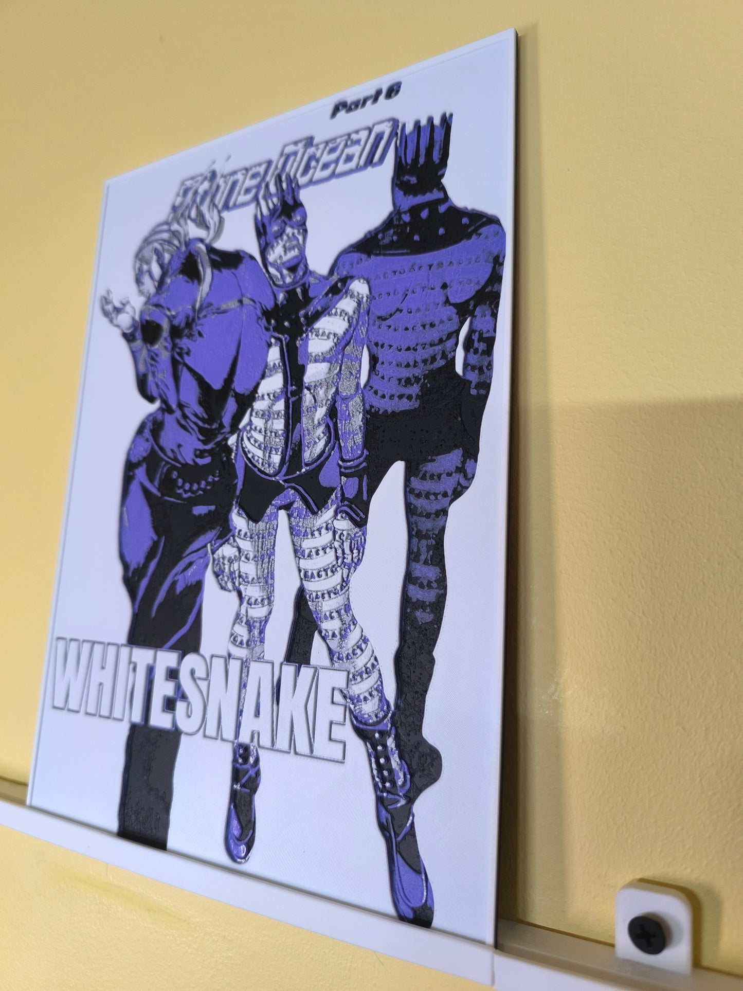 Plaque Décorative Enrico Pucci & Whitesnake | JoJo's Bizarre Adventure Part 6