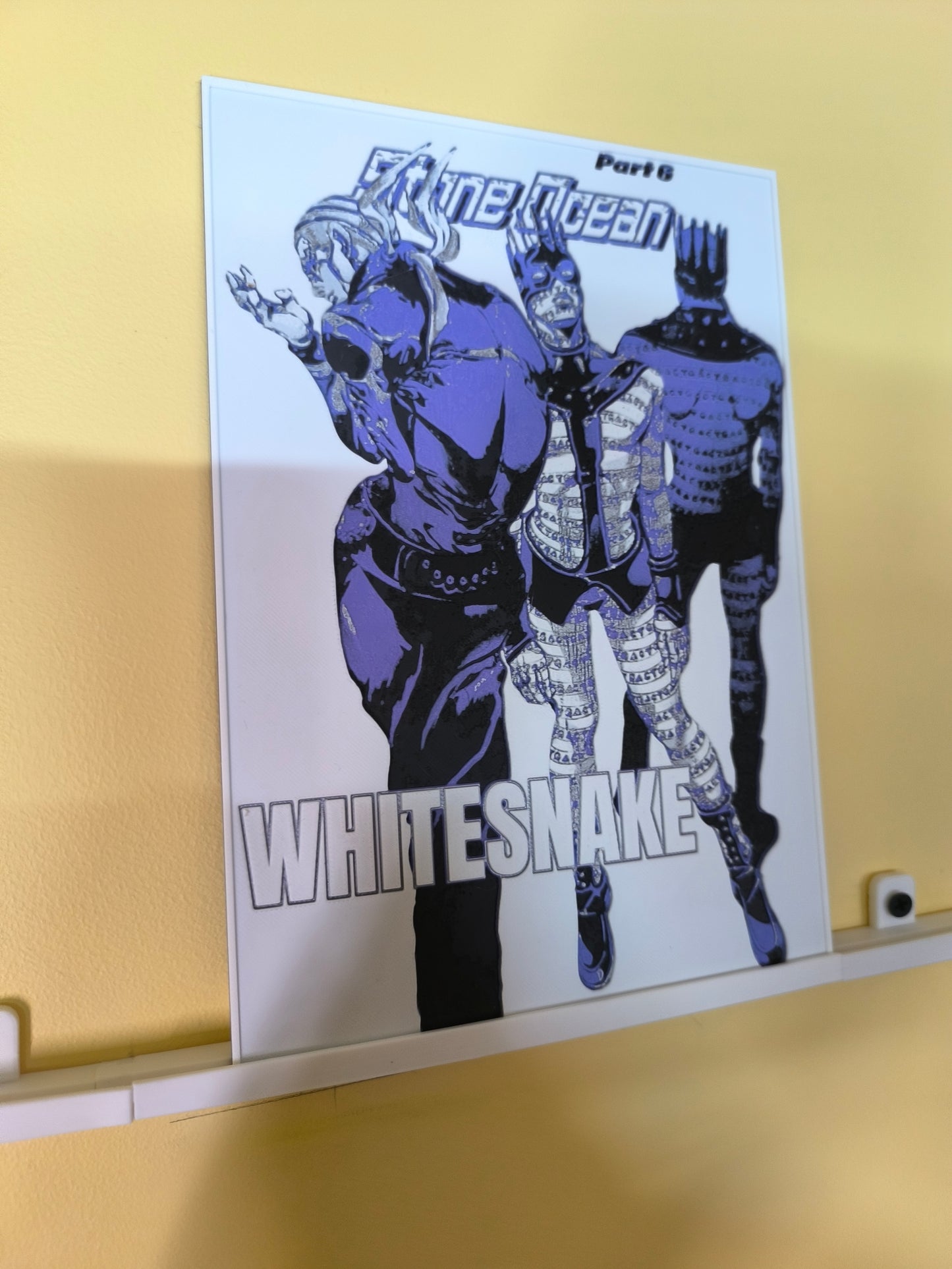 Plaque Décorative Enrico Pucci & Whitesnake | JoJo's Bizarre Adventure Part 6