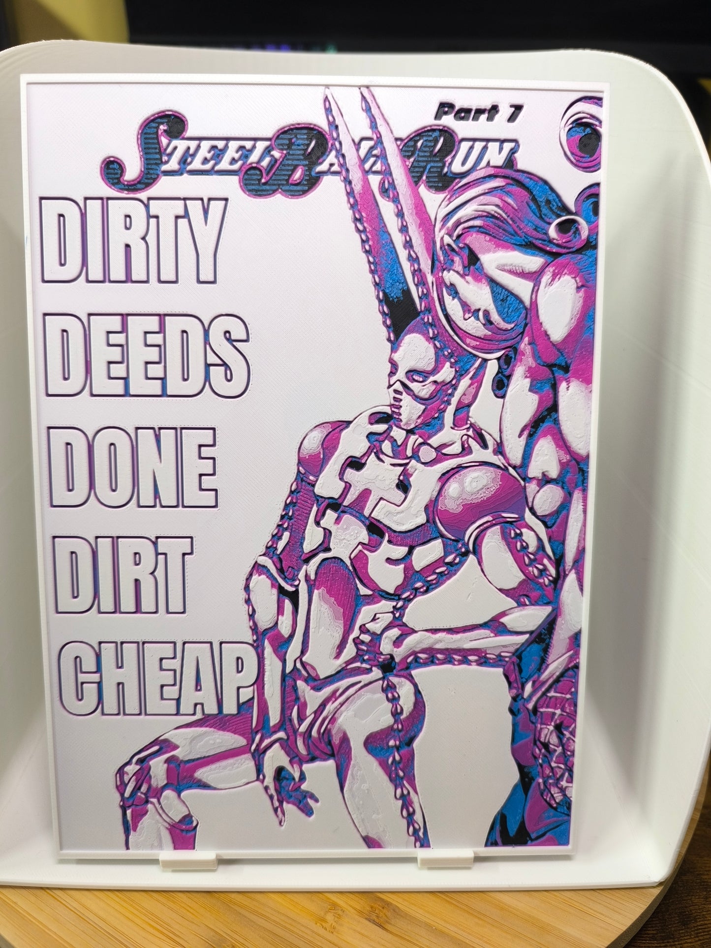 Plaque Décorative Funny Valentine & D4C | JoJo's Bizarre Adventure Part 7