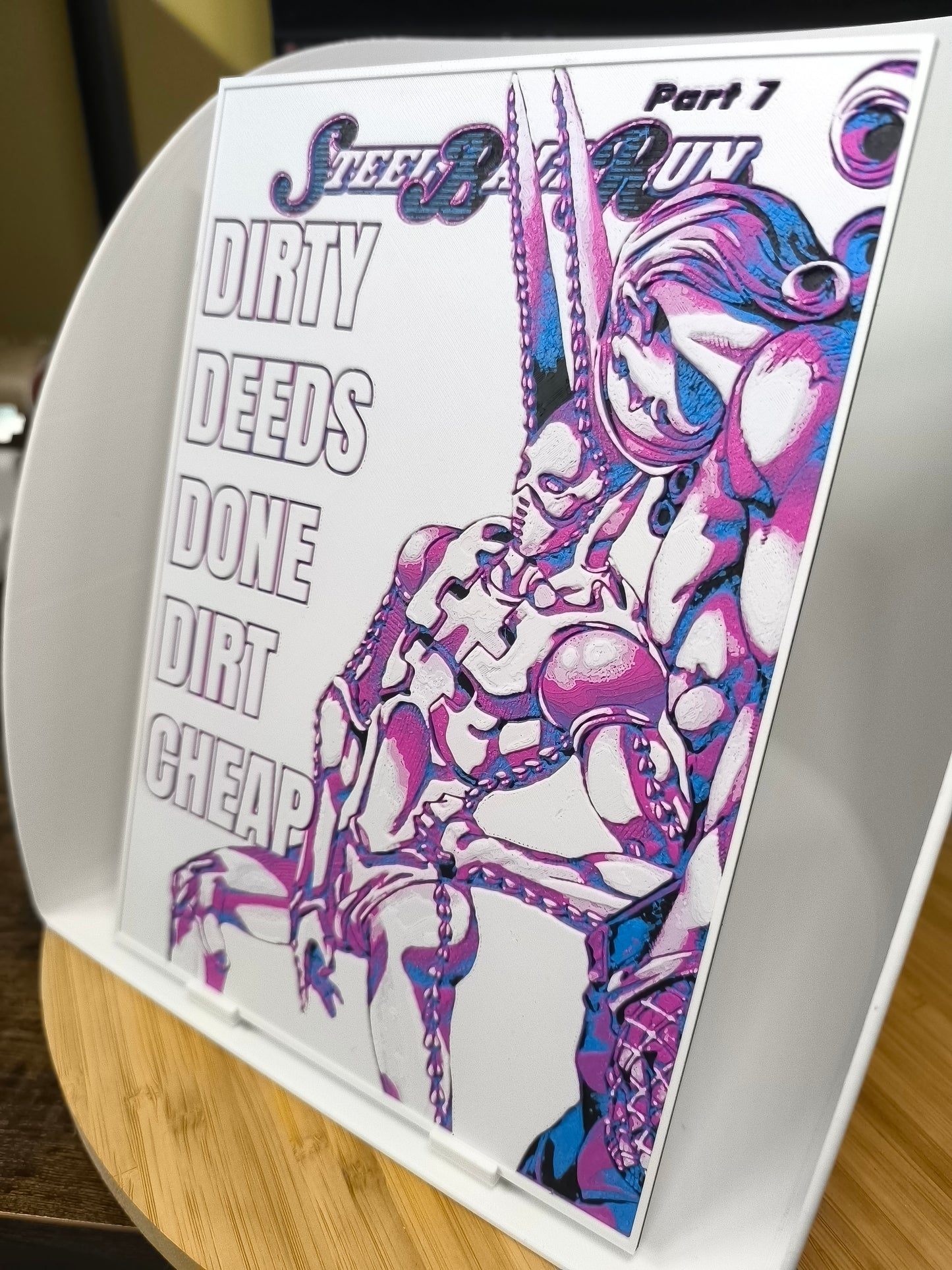 Plaque Décorative Funny Valentine & D4C | JoJo's Bizarre Adventure Part 7