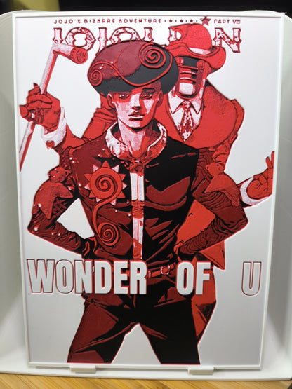 Plaque Décorative Toru Higashikata & Wonder of U | JoJo's Bizarre Adventure Part 8