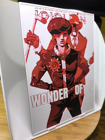 Plaque Décorative Toru Higashikata & Wonder of U | JoJo's Bizarre Adventure Part 8