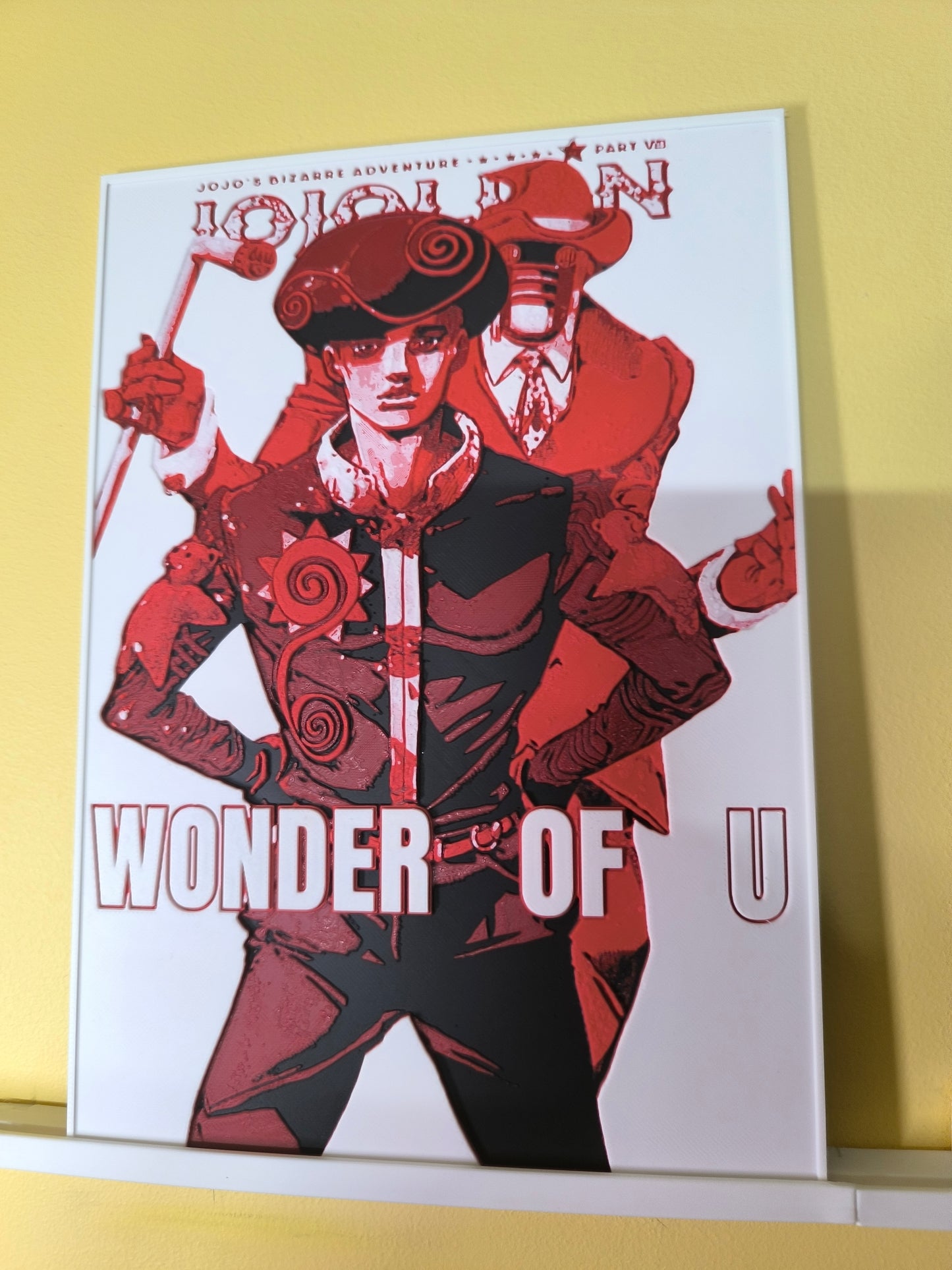 Plaque Décorative Toru Higashikata & Wonder of U | JoJo's Bizarre Adventure Part 8