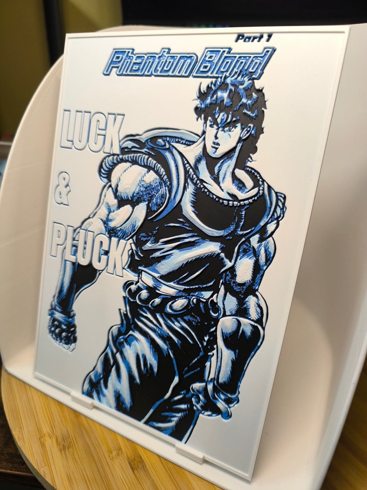 Plaque Décorative Jonathan Joestar Luck & Pluck | JoJo's Bizarre Adventure Part 1