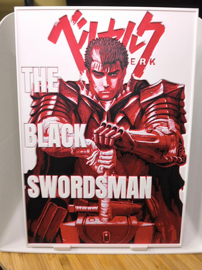 Plaque Décorative Guts The Black Swordsman | Berserk